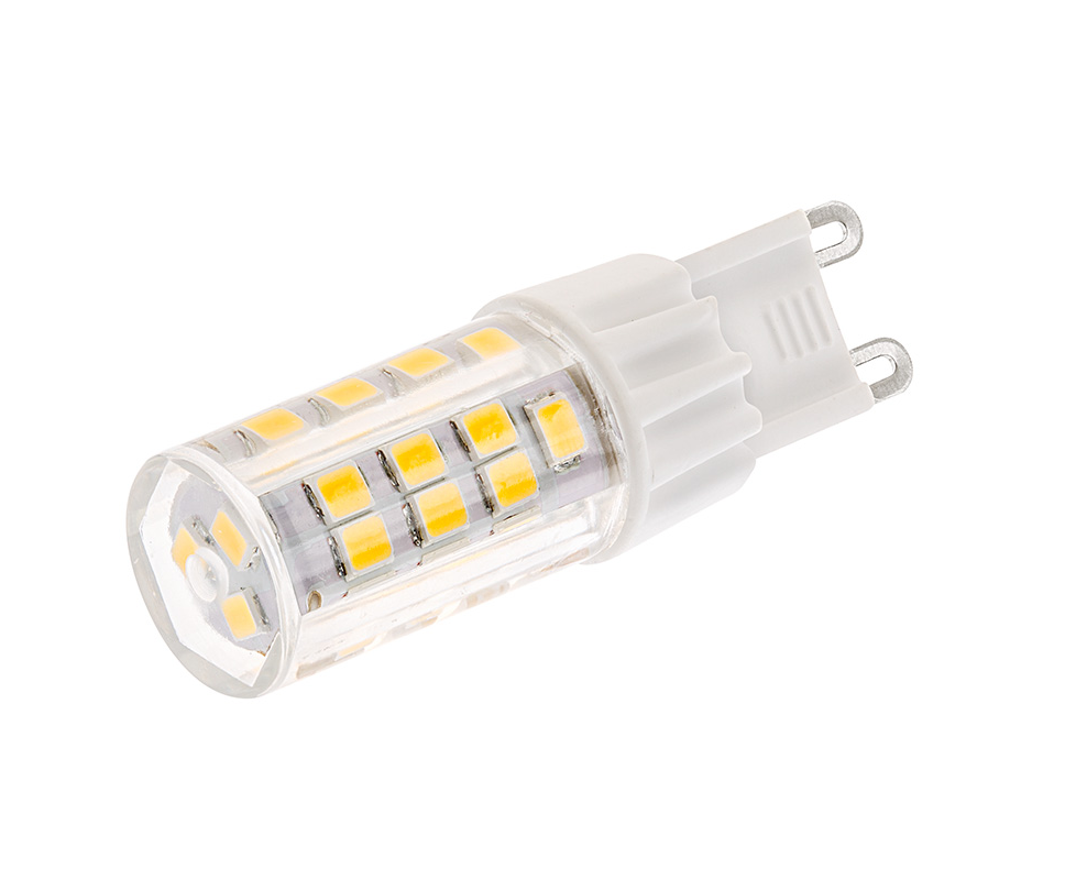 <p>Category: LAMP & GEARS</p><br/><h1>LED CAPSULE G9 220V</h1><br/><p>Light Source: LED  SMD<br><br>Lamp Type: CAPSULE <br><br>Type: G9  <br><br>Lamp Power: 4.5W <br><br>Lamp Luminous Flux: 450 LUMENS  <br><br>Efficiency: 100LM/W  <br><br>Color Temperature: 3,000K  OR 6500K<br><br>Beam Angle: 360D  <br><br>CRI: >80</p>